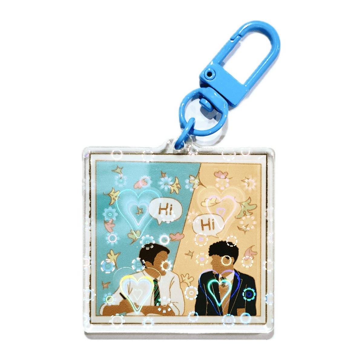 Heartstopper Hi Charlie Nick acrylic charm by Pinbuds