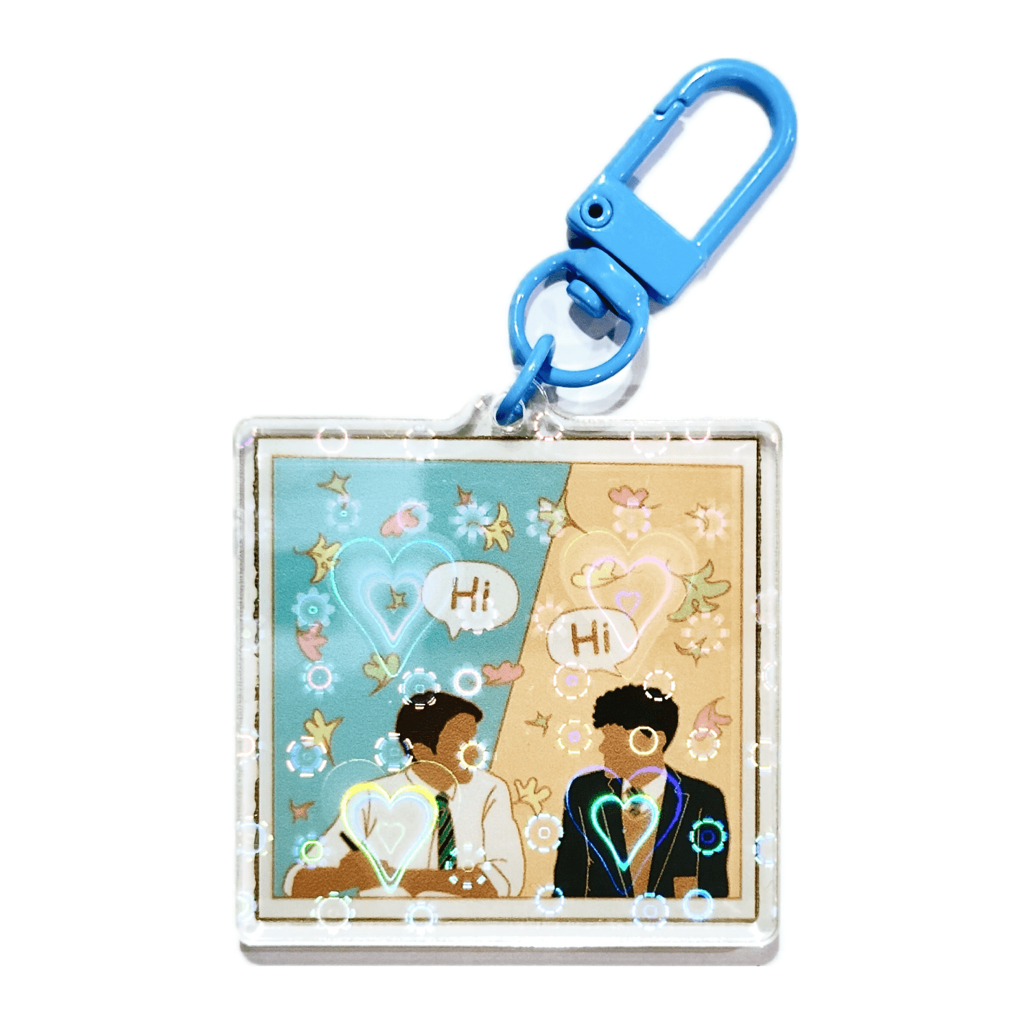 Pinbuds Charms & Keychains Heartstopper Hi Charlie Nick acrylic charm keychain