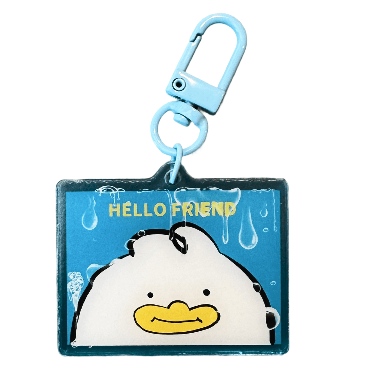 Hello Friend Acrylic Keychain Charm KPDH Kpop Derpy Invite acrylic charm by Pinbuds