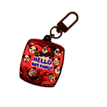 Hello Not Panda acrylic charm by Pinbuds