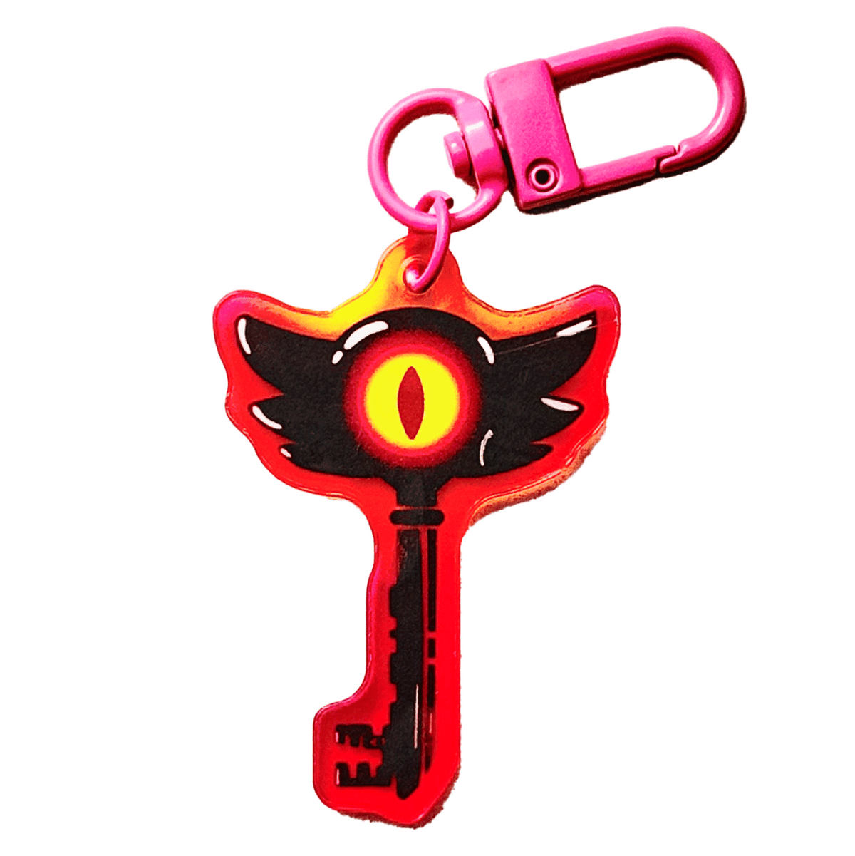 Hotel Key acrylic charm by Pinbuds