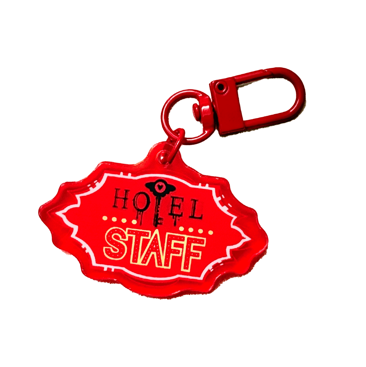 Hotel Staff acrylic charm by Pinbuds