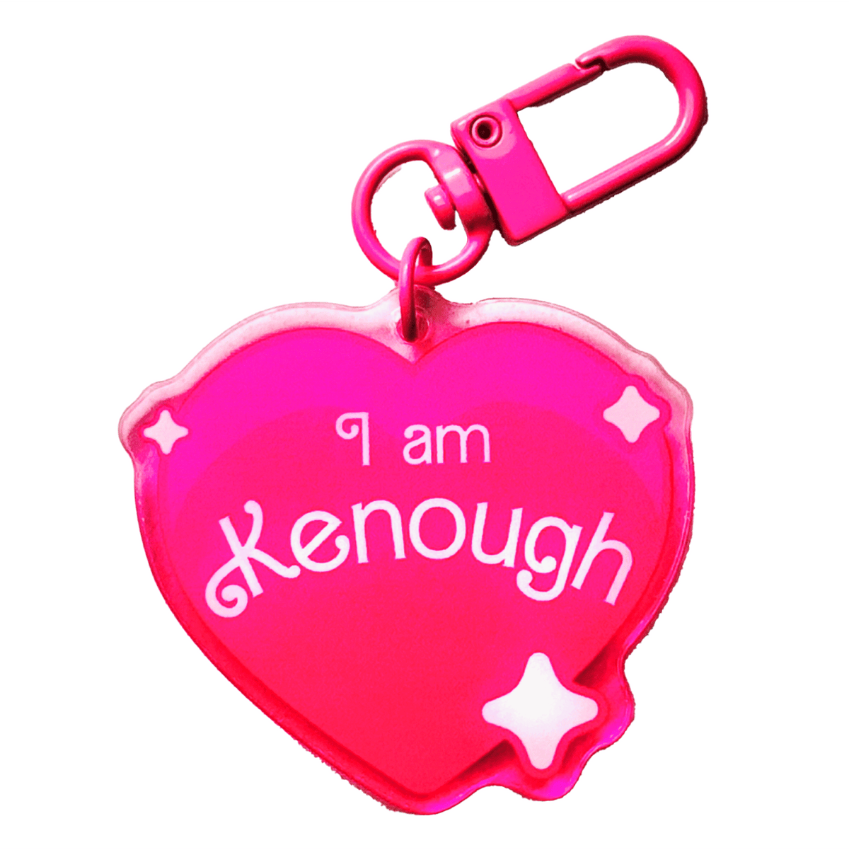 I Am Kenough acrylic charm, designed in Sydney