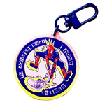 I don’t believe in consistency Spider guitar rock acrylic charm, designed in Sydney