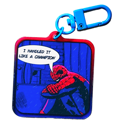 I Handled It Like a Champ Crying Spider Charm