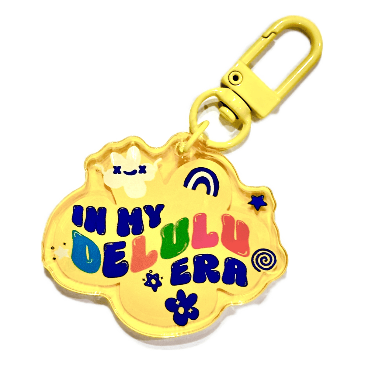 In My Delulu Era acrylic charm by Pinbuds
