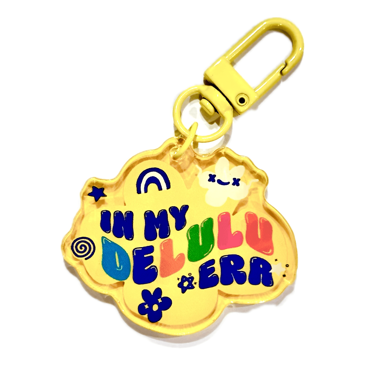 Pinbuds Charms & Keychains In my Delulu era acrylic charm keychain