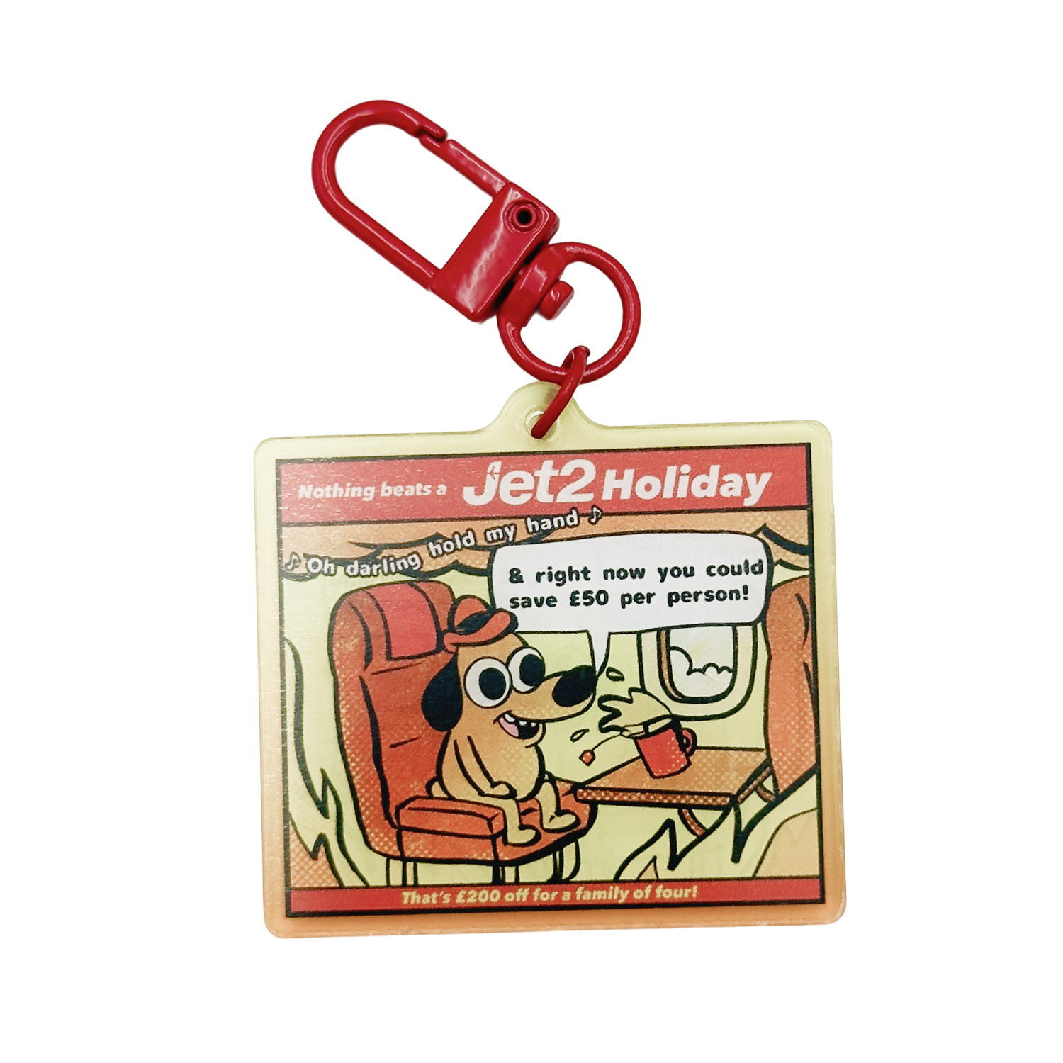 Pinbuds Charms & Keychains Jet 2 Holiday Keychain
