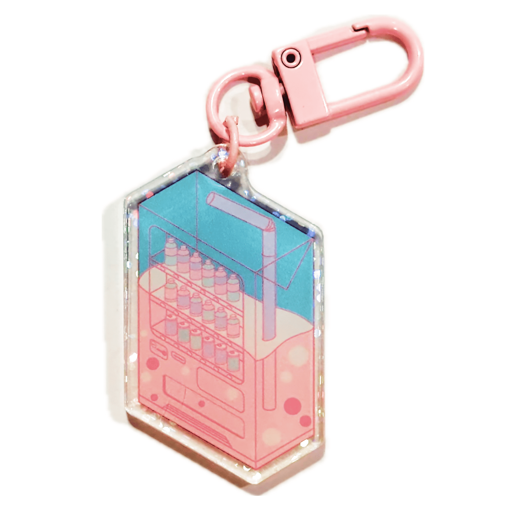 Pinbuds Charms & Keychains Juicy Japanese Vending machine acrylic charm keychain