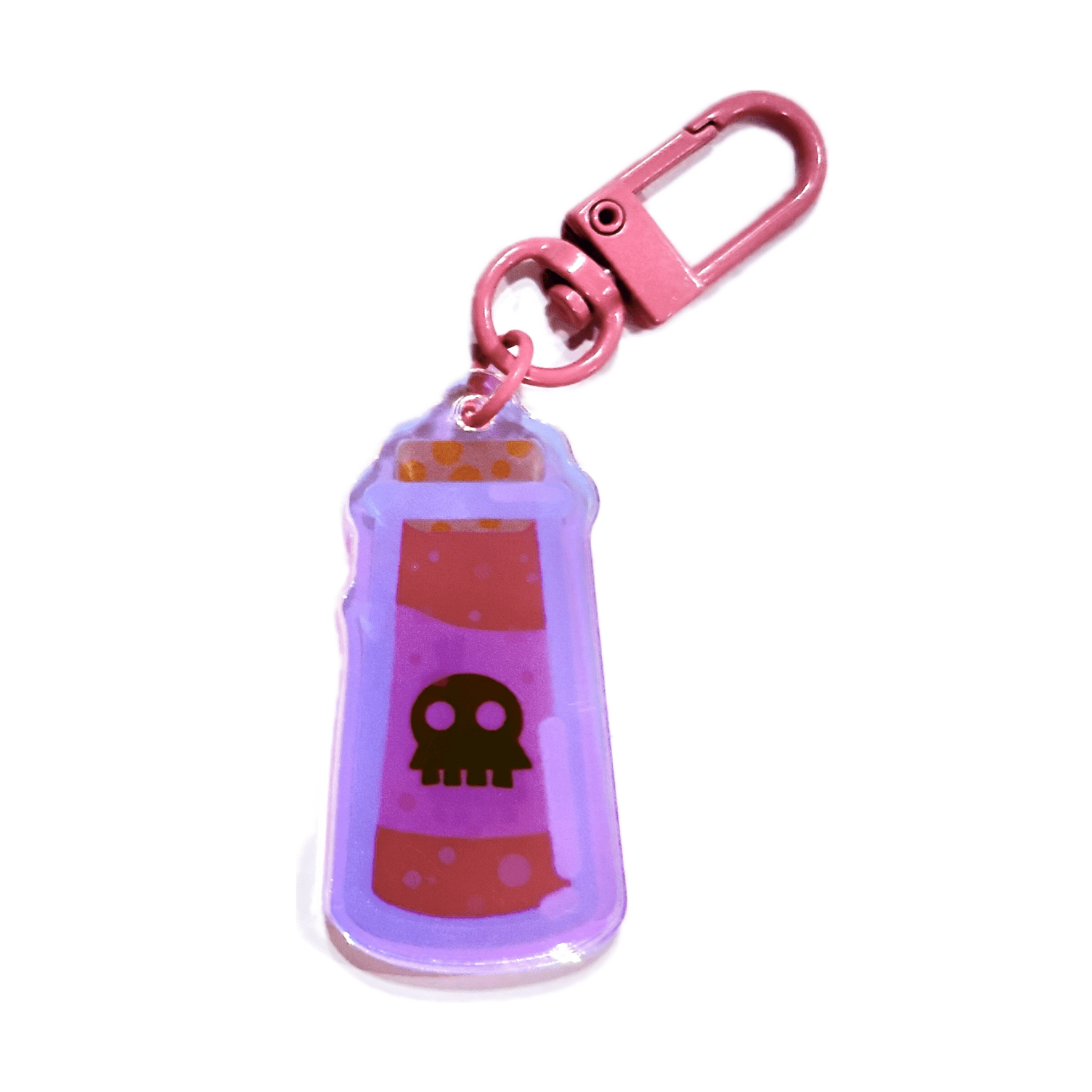 Pinbuds Charms & Keychains Llama poison acrylic charm keychain