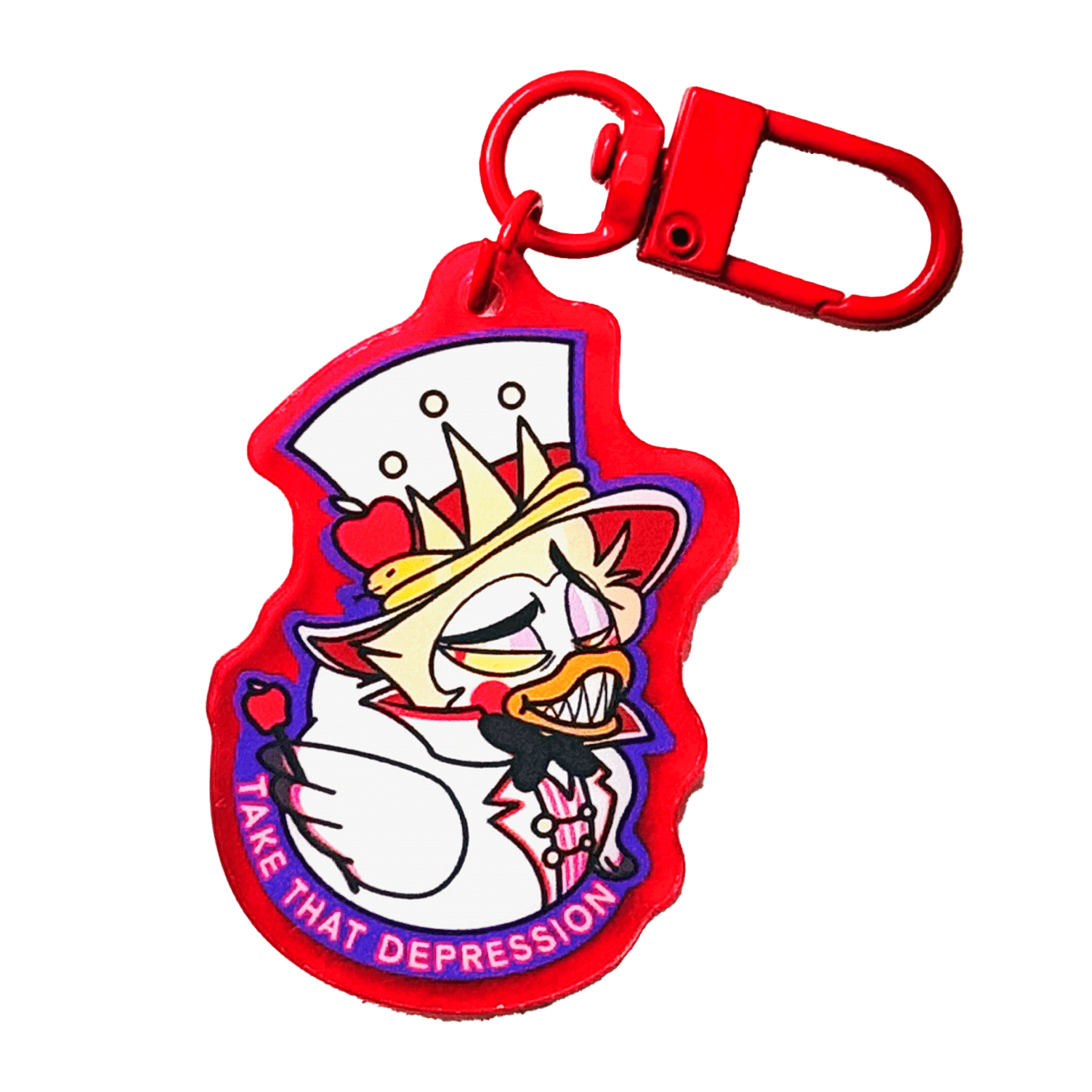 Pinbuds Charms & Keychains Lucifer Duck acrylic keychain charm