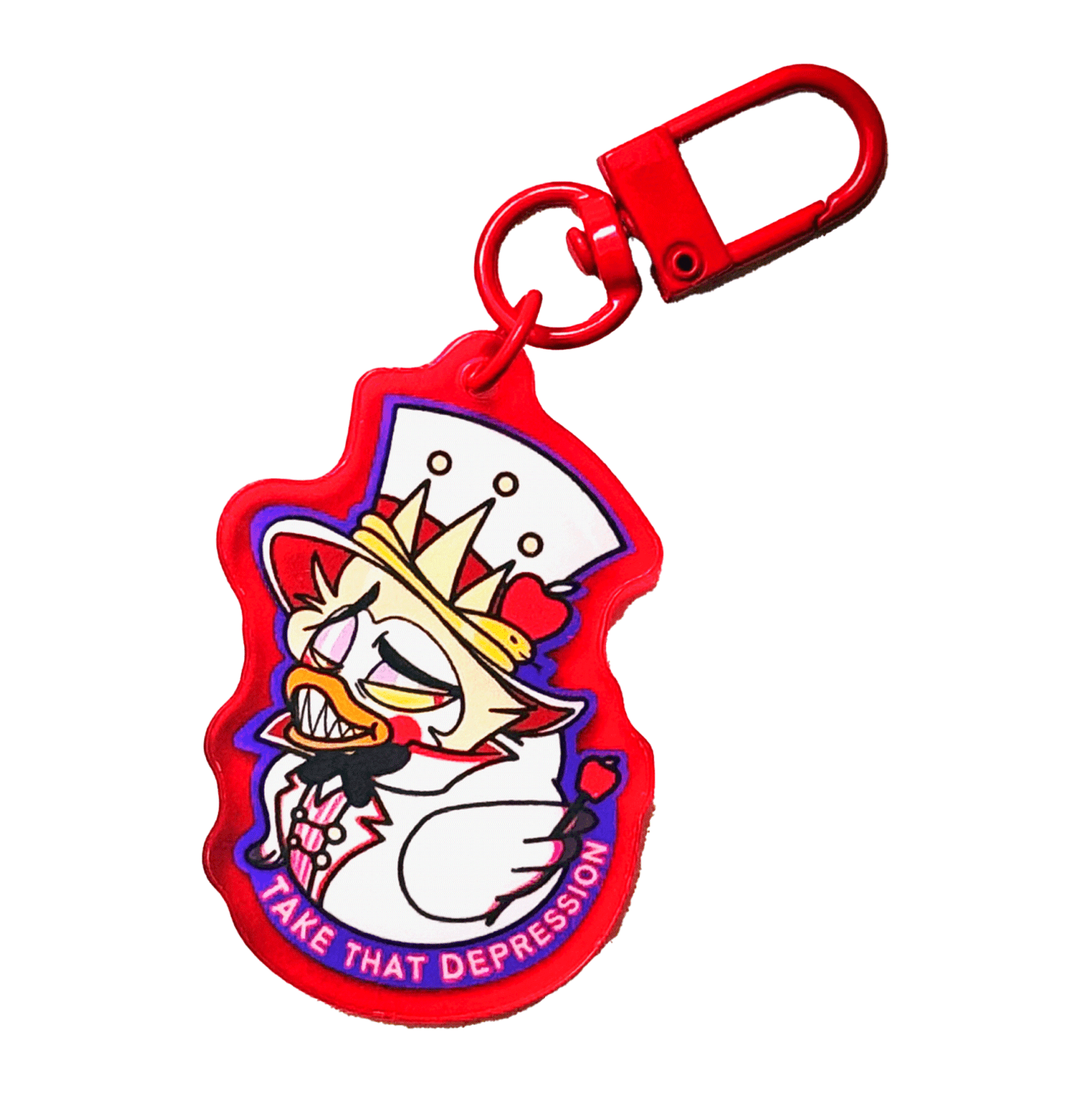 Pinbuds Charms & Keychains Lucifer Duck acrylic keychain charm