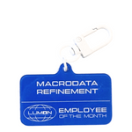 MDR Employee of the Month acrylic charm, designed in Sydney