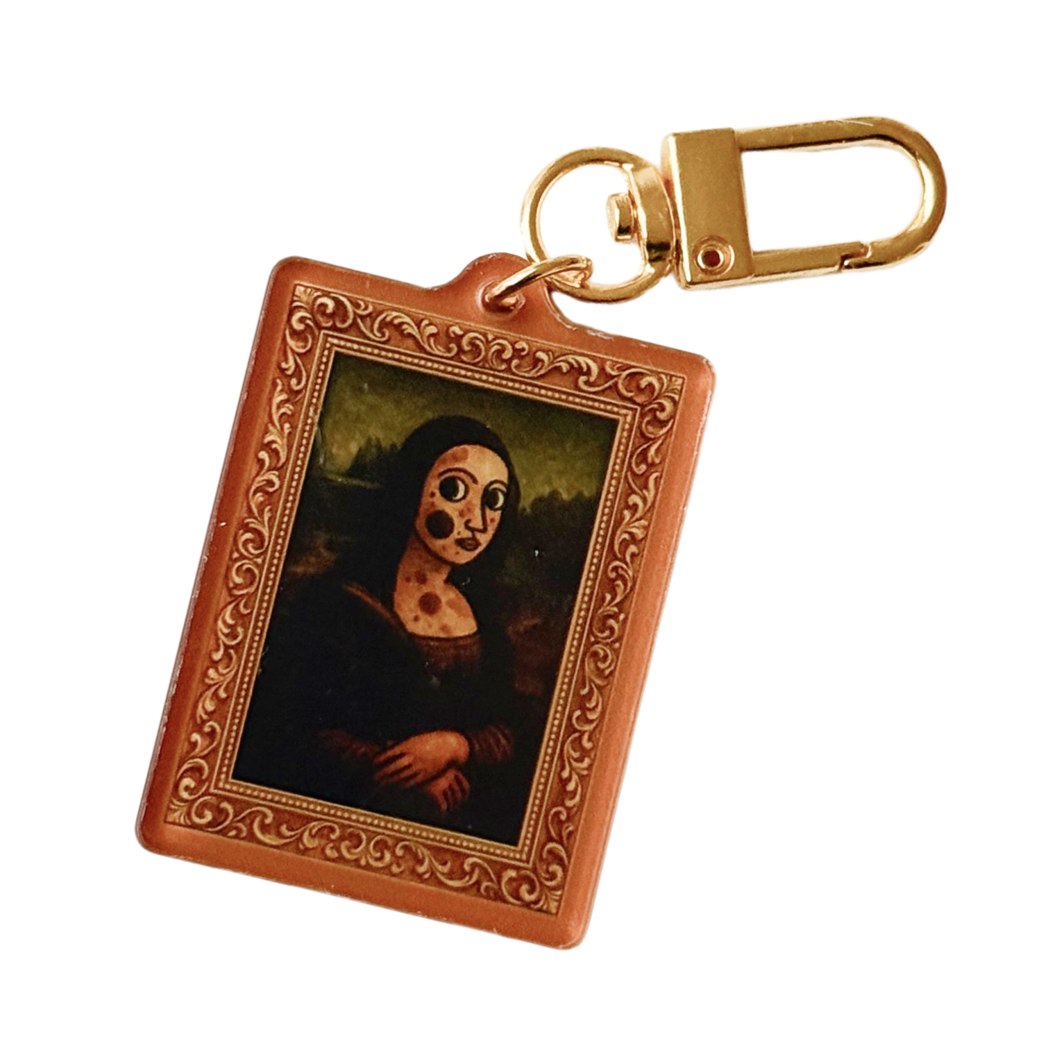 Pinbuds Charms & Keychains Mona Lisa Hyperpigmentation Keychain