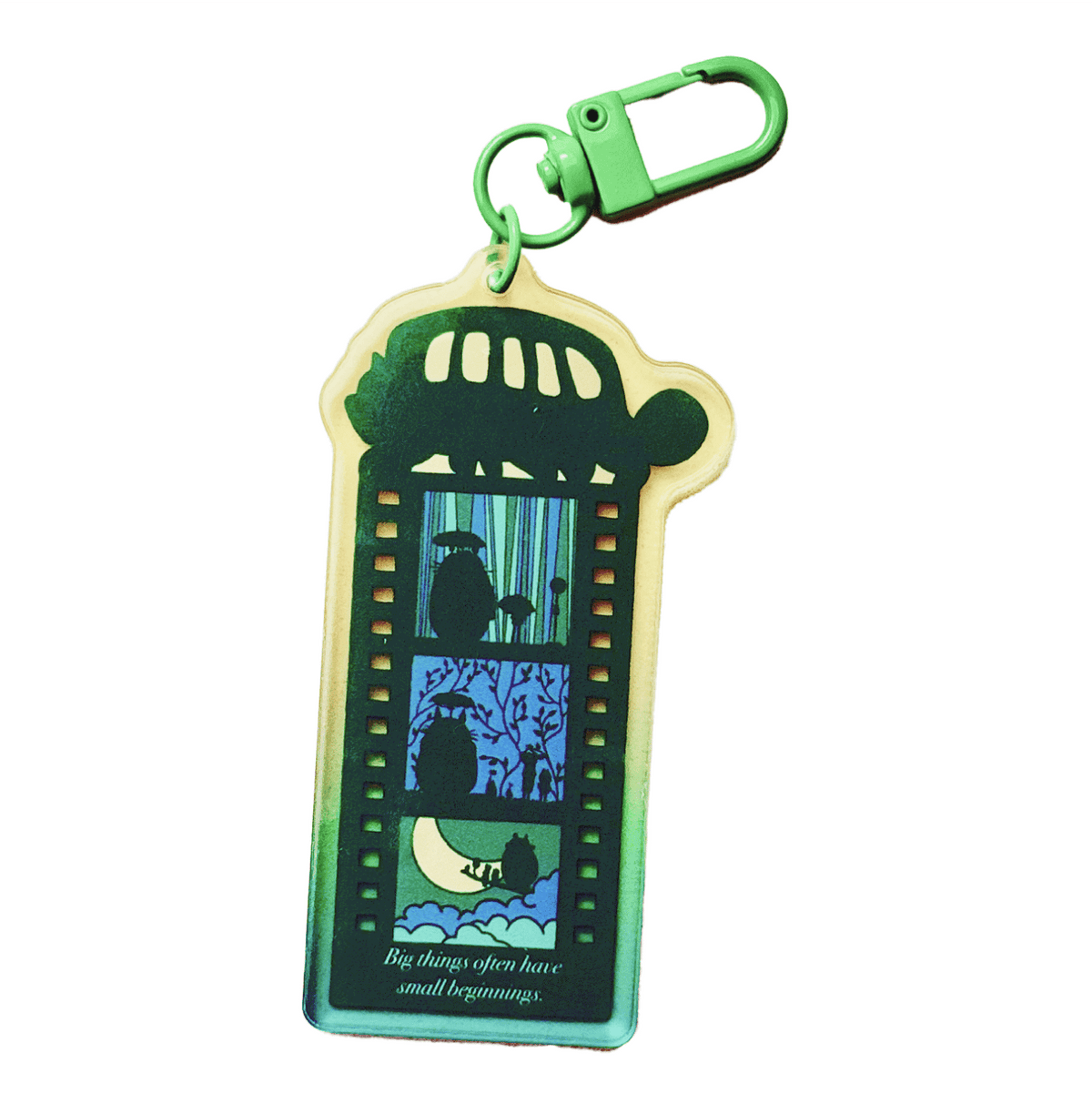 Night Spirit Film Strip acrylic charm, designed in Sydney