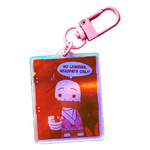 No Lewding Head Pats Only acrylic charm, designed in Sydney