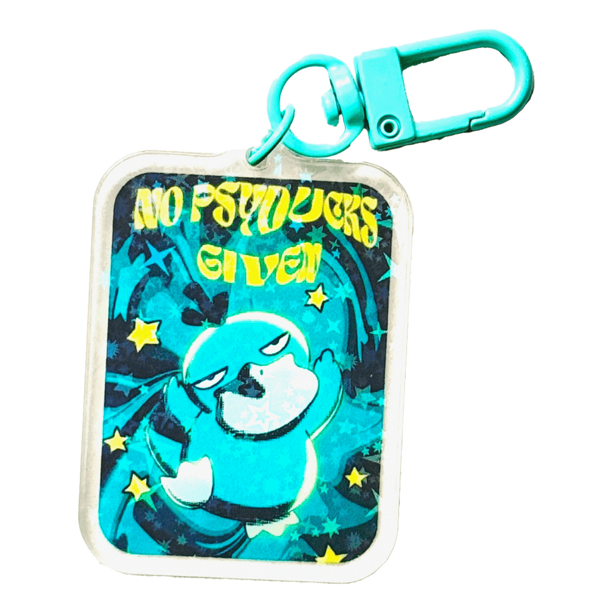 No Ducks Given acrylic charm, designed in Sydney