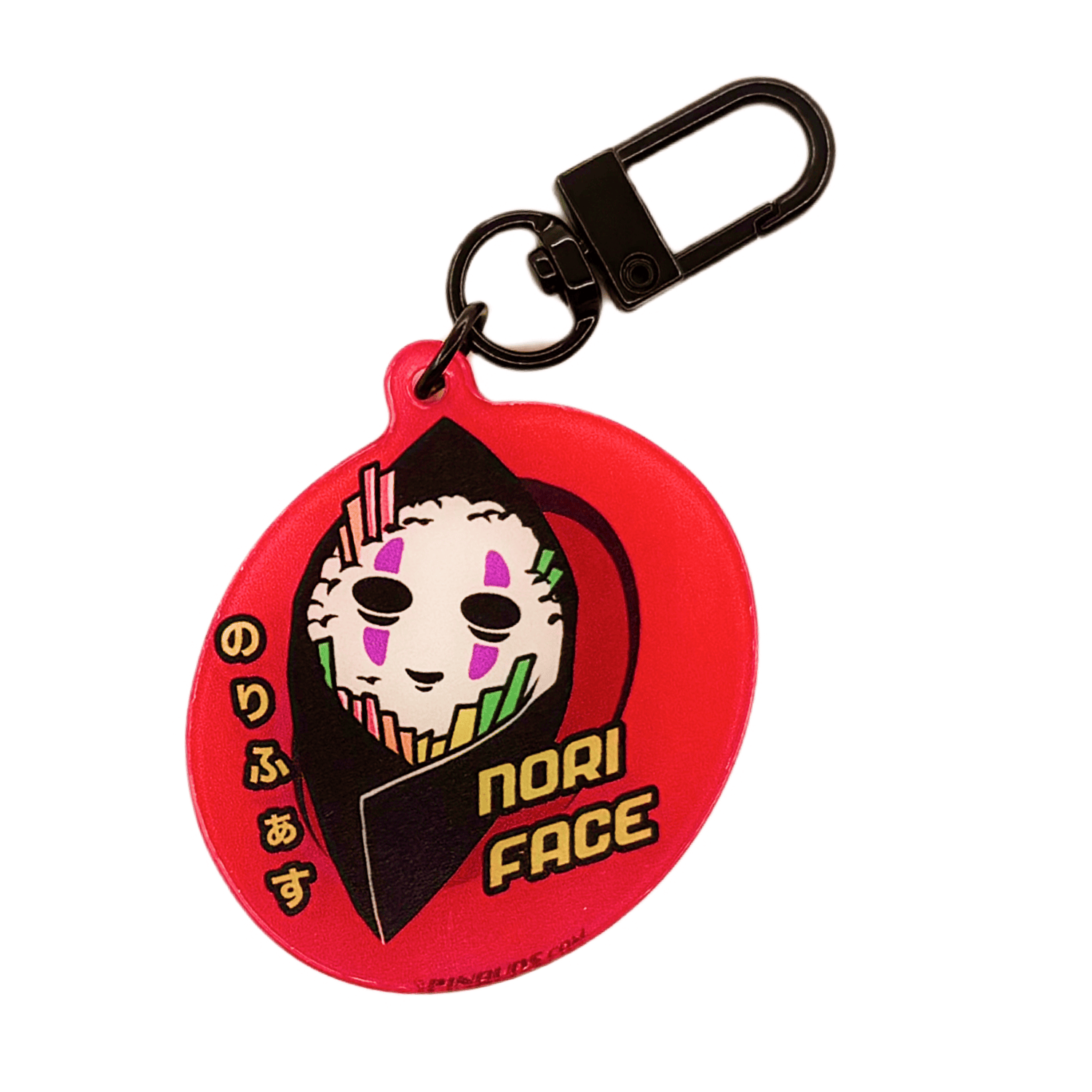 Nori Face acrylic charm by Pinbuds