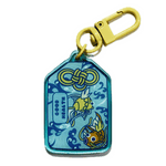 Lucky Carp Omamori acrylic charm by Pinbuds