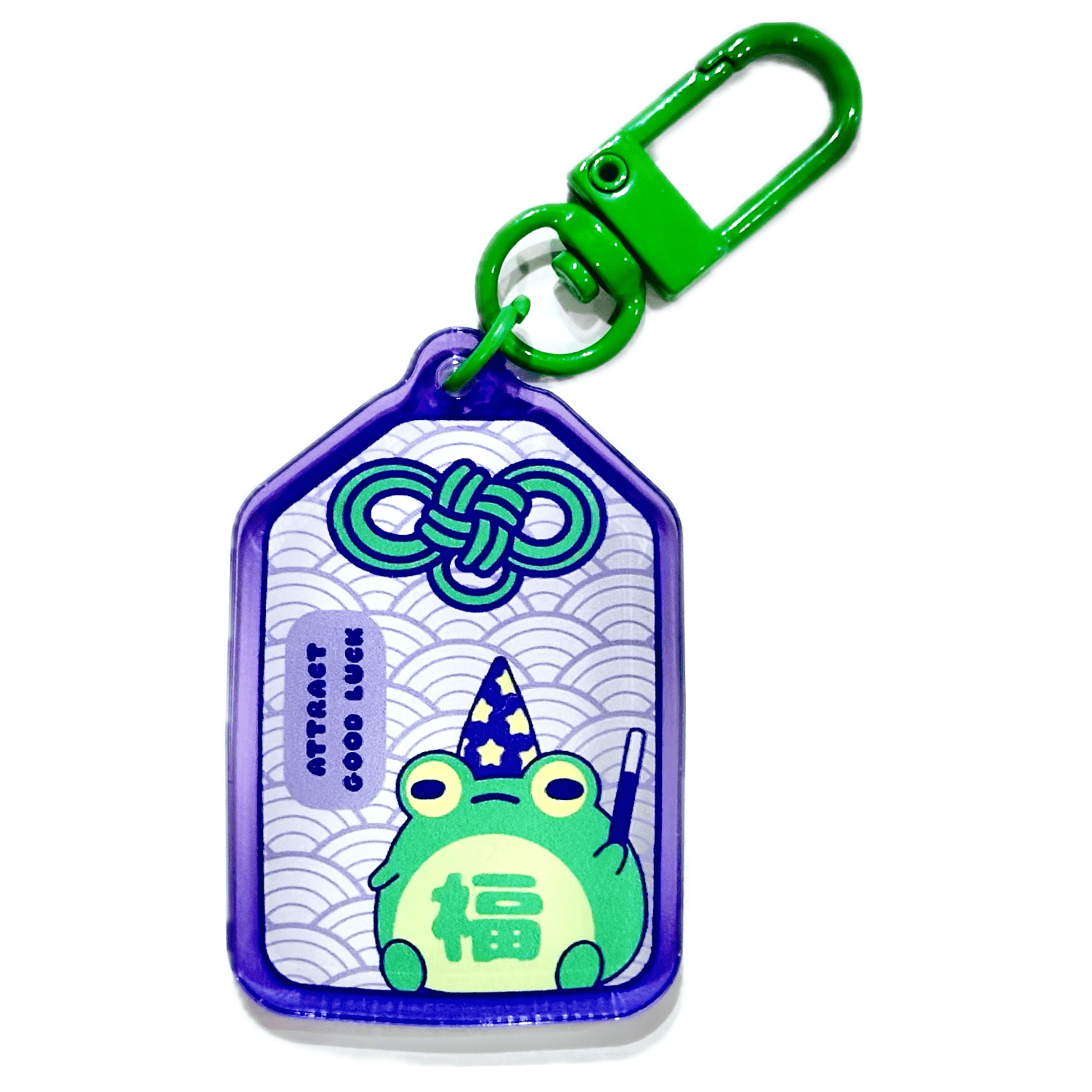 Pinbuds Charms & Keychains Omamori Magic Frog (Double Lucky) acrylic charm keychain