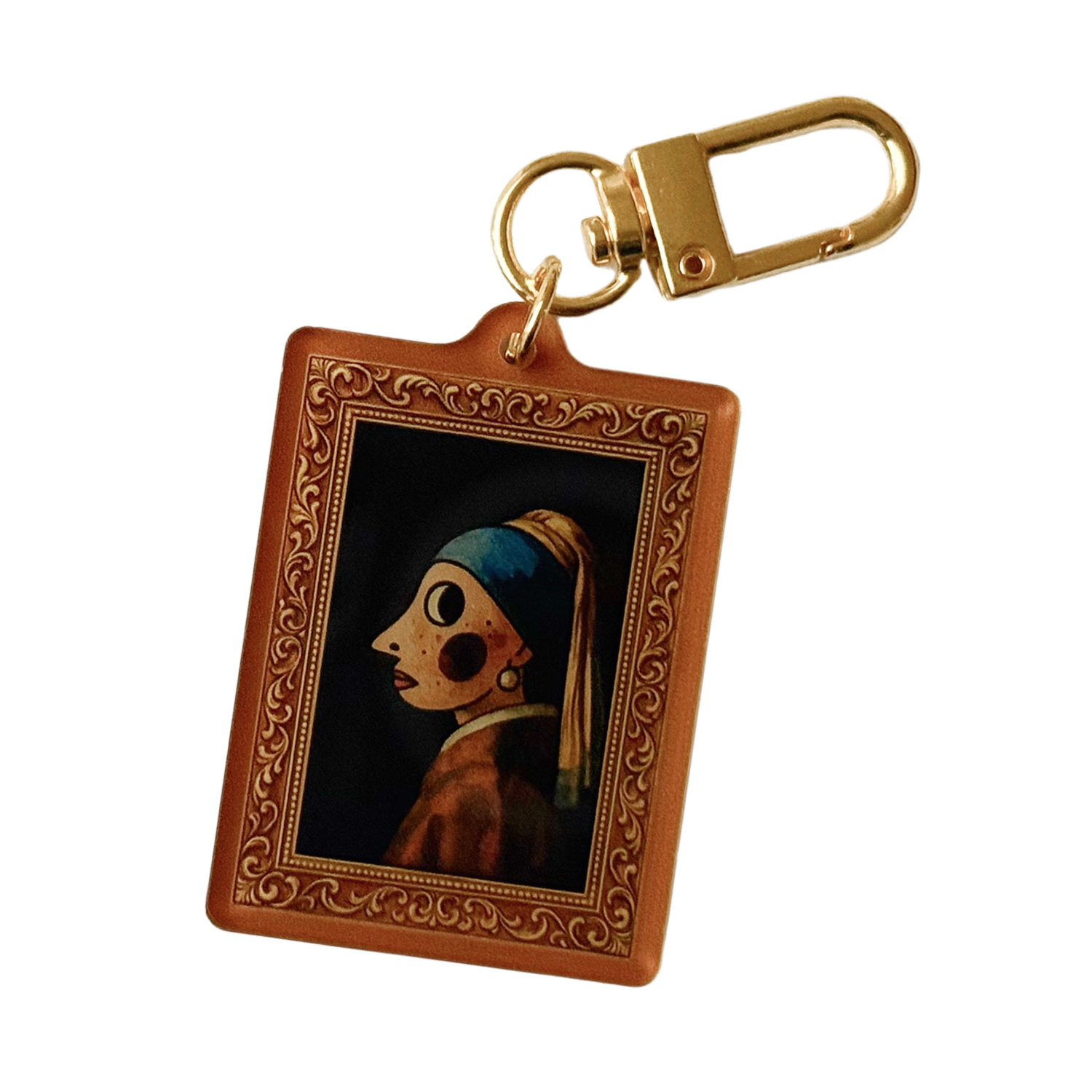 Pearl Girl Hyperpigmentation acrylic charm by Pinbuds