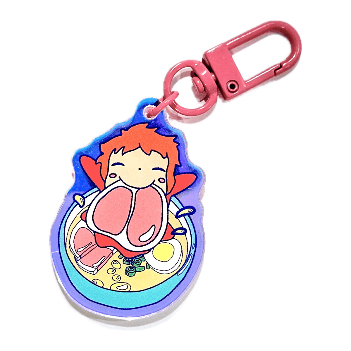 Ponyo wants ham acrylic charm by Pinbuds
