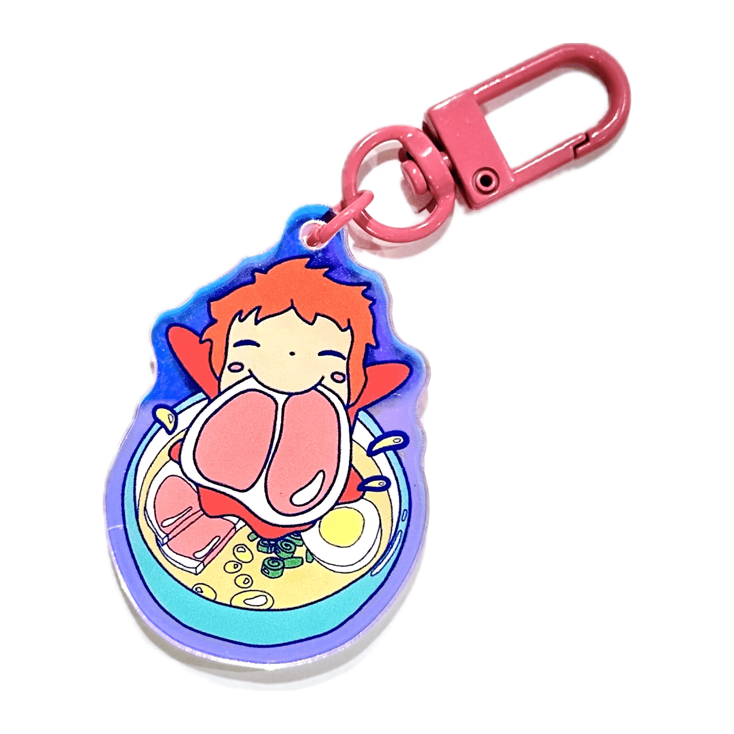 Pinbuds Charms & Keychains Ponyo wants ham  acrylic charm keychain