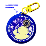 Psyduck Spinner acrylic charm, designed in Sydney