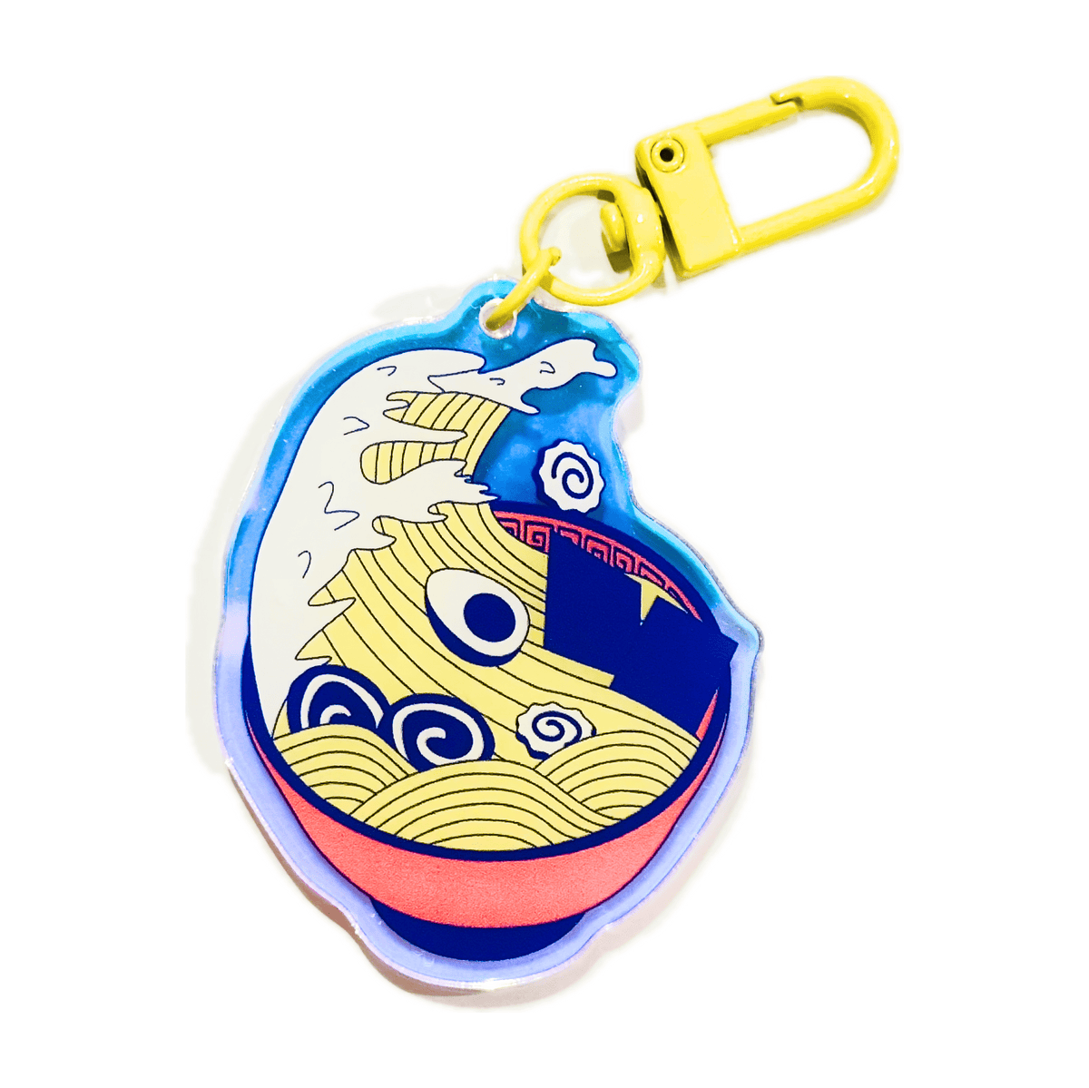 Ramen Wave acrylic charm by Pinbuds