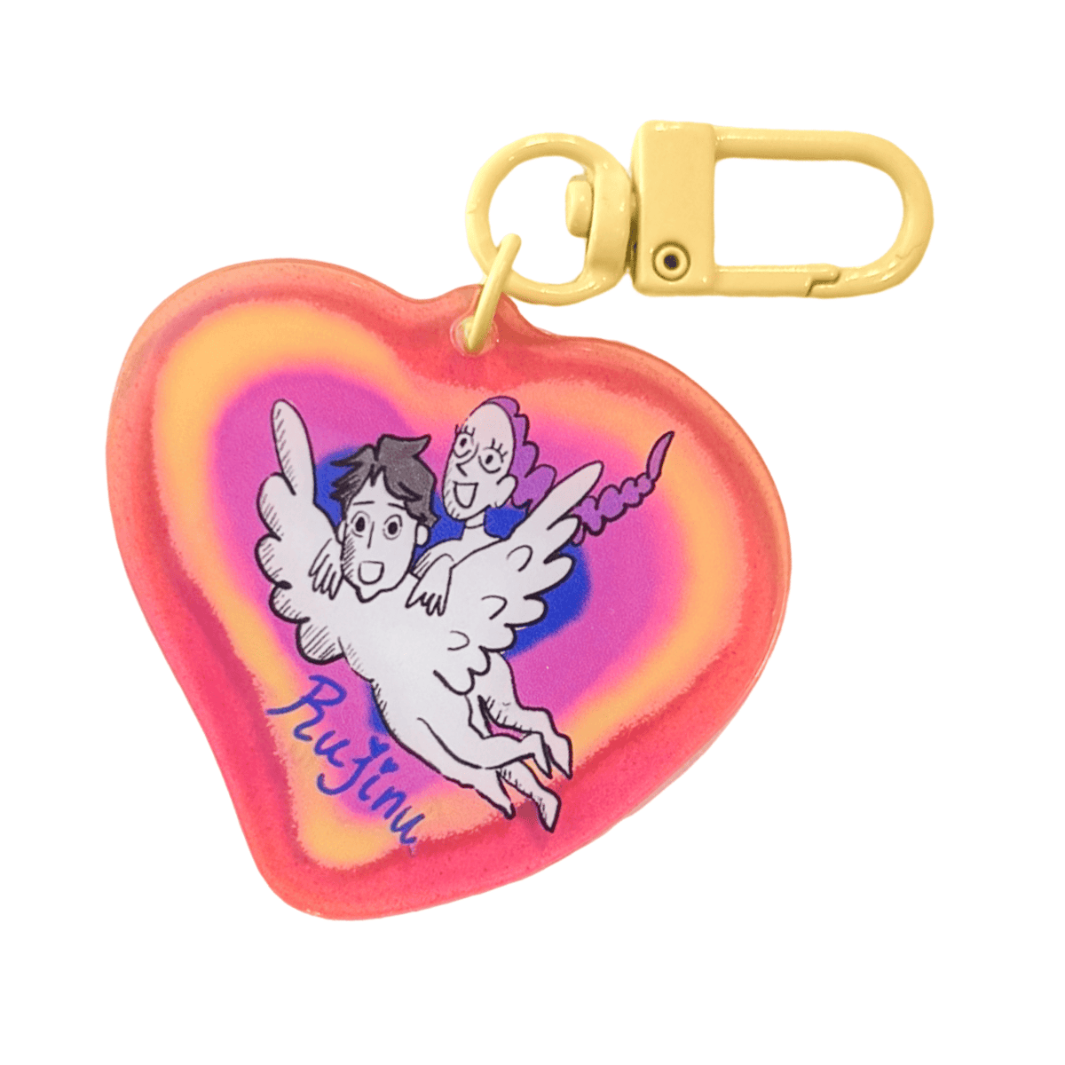 Rujinu Acrylic Keychain Charm KPDH Kpop acrylic charm by Pinbuds