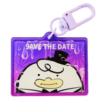 Save the Date Acrylic Keychain Charm KPDH KPop Derpy Invite acrylic charm by Pinbuds
