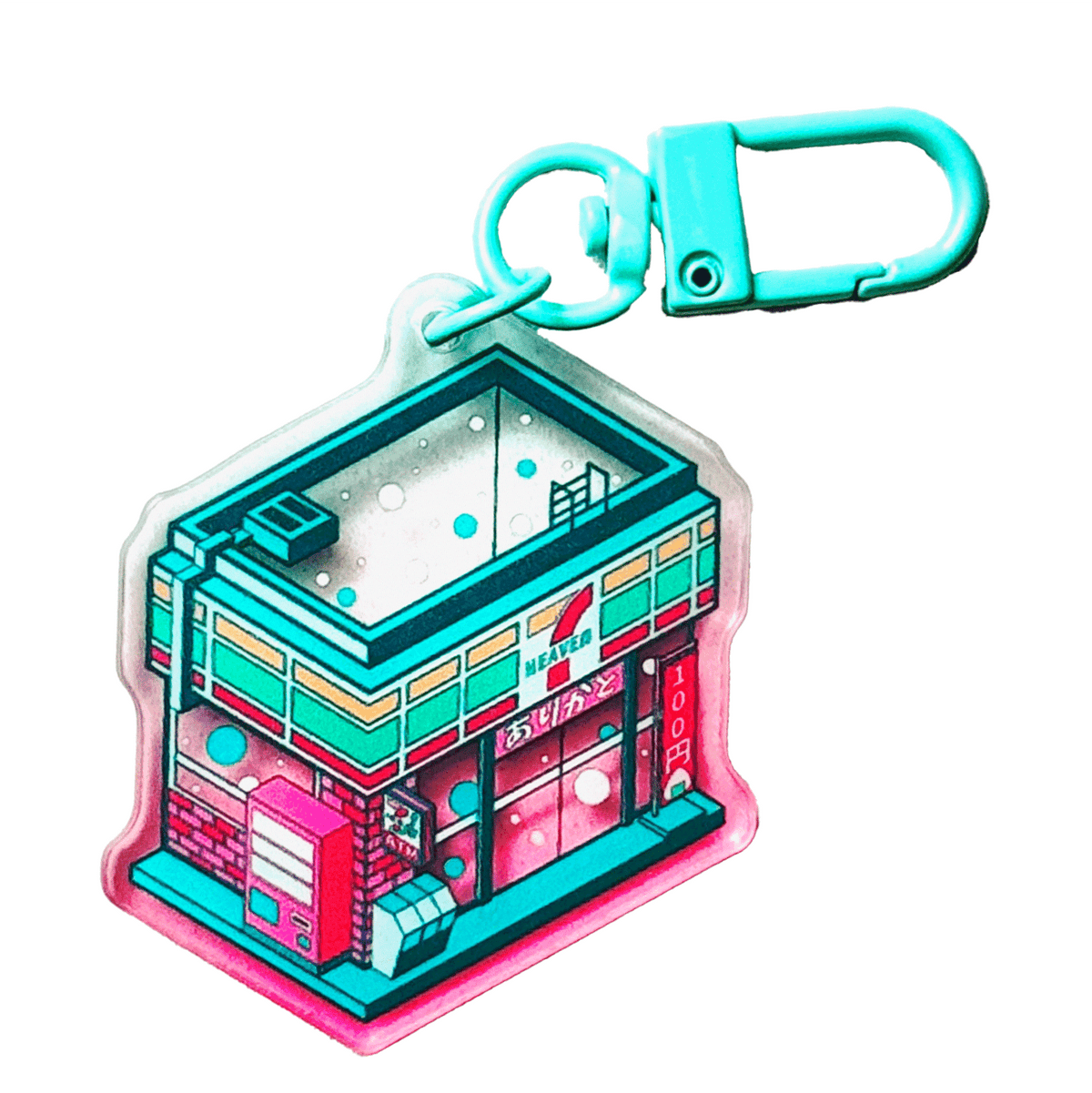 Konbini Heaven acrylic charm by Pinbuds