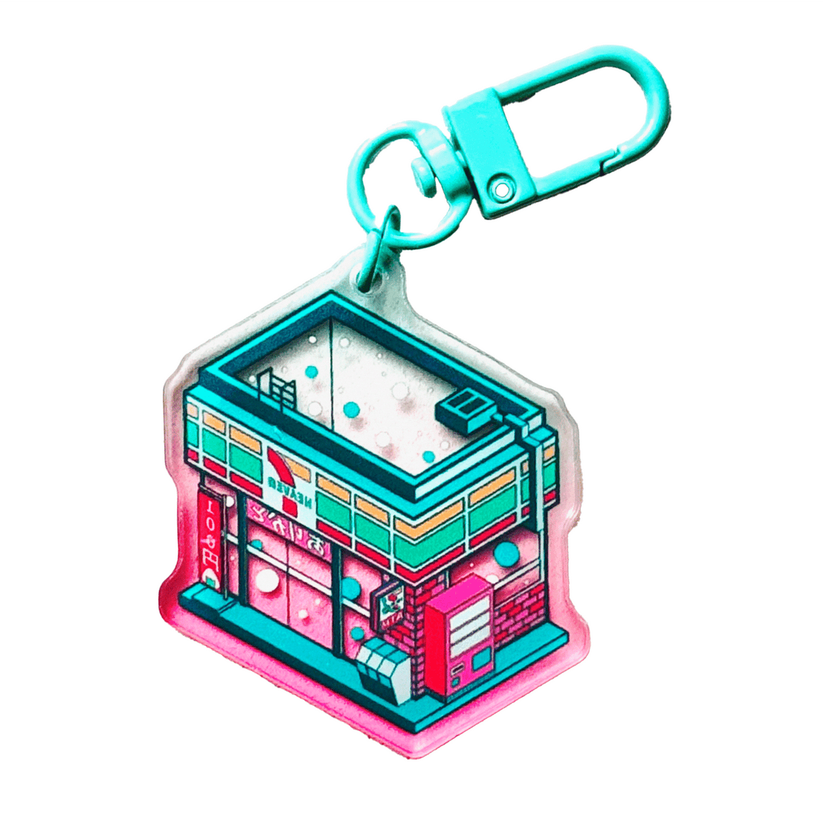 Konbini Heaven acrylic charm, designed in Sydney
