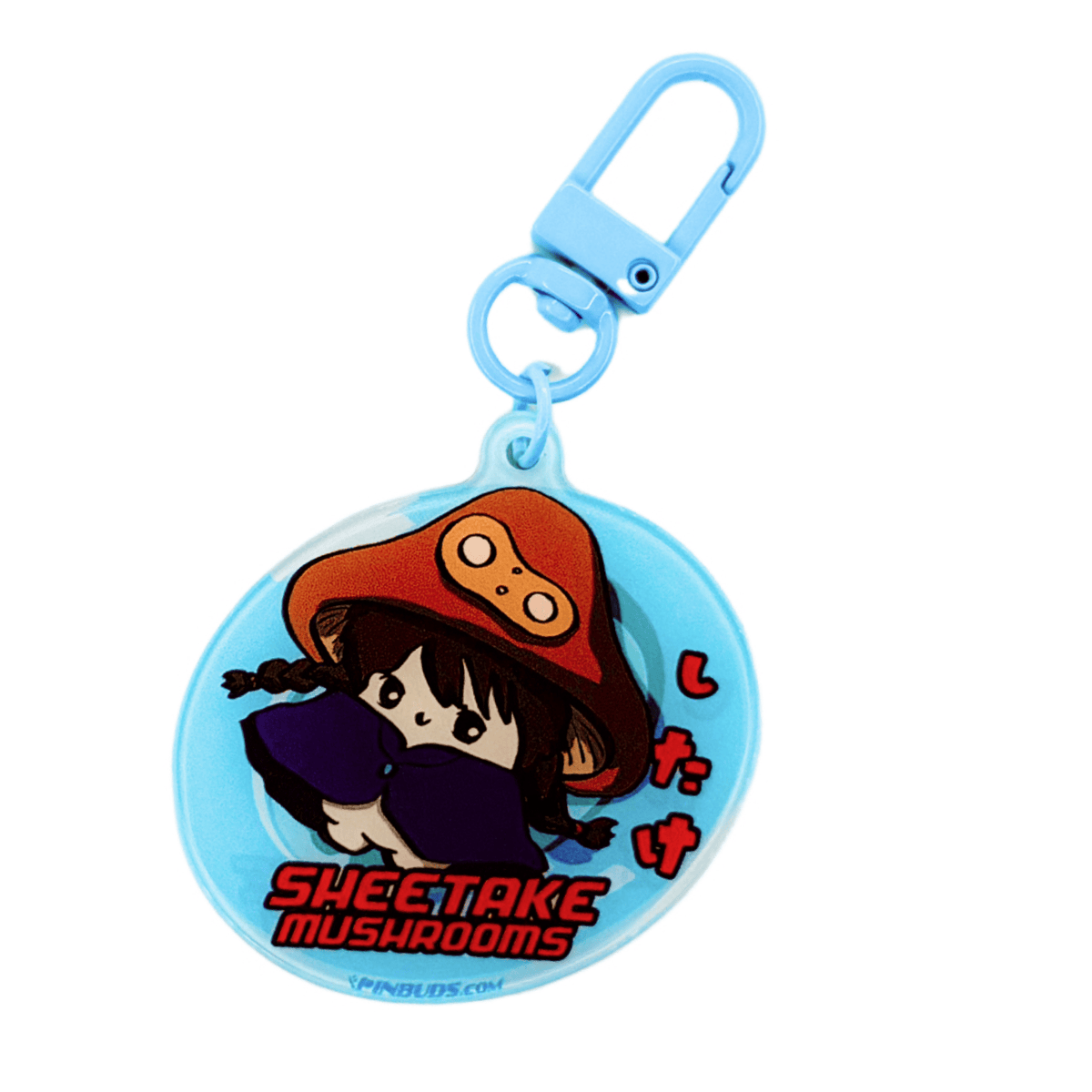 Sheetake acrylic charm by Pinbuds