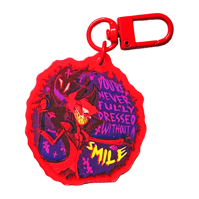 Never Fully Dressed Without a Smile Acrylic Charm
