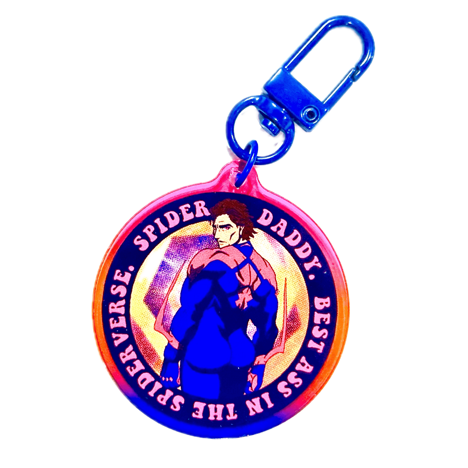 Pinbuds Charms & Keychains Spider Daddy best ass in the spider verse acrylic charm keychain