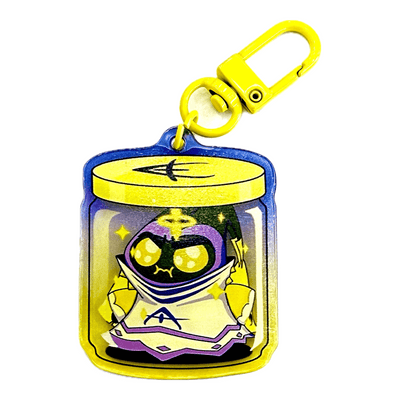 Squished Adam Acrylic Keychain Charm