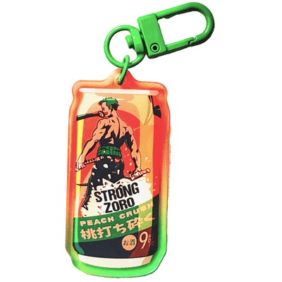 Peach Crush Pirate Acrylic Keychain Charm