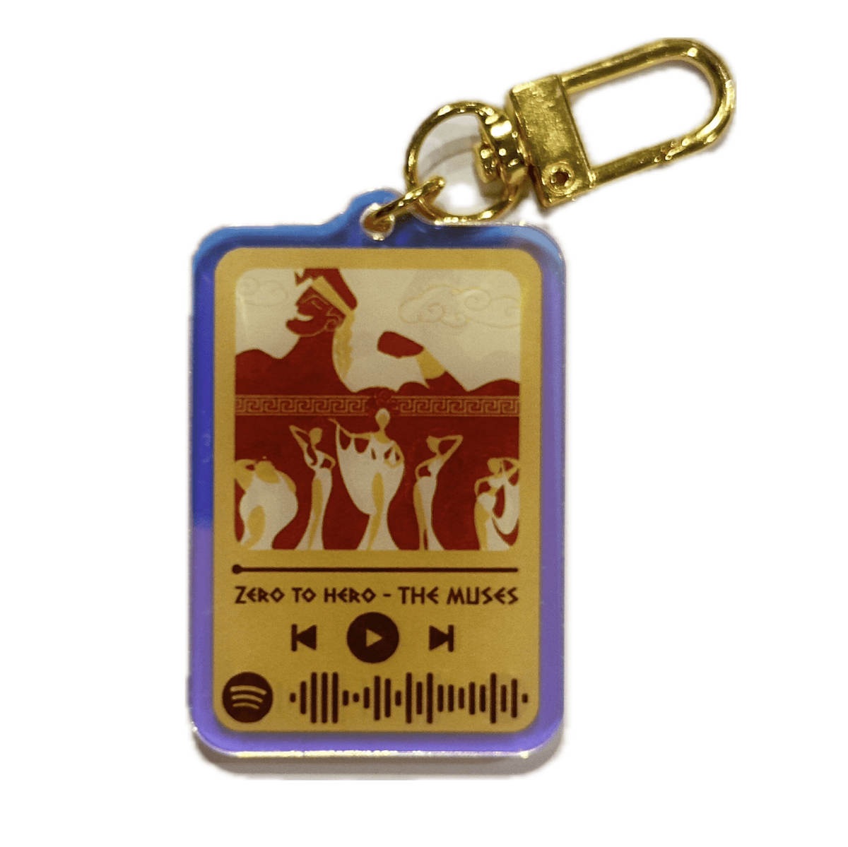 Zero to Hero by the muses (spotify code scannable) acrylic charm by Pinbuds