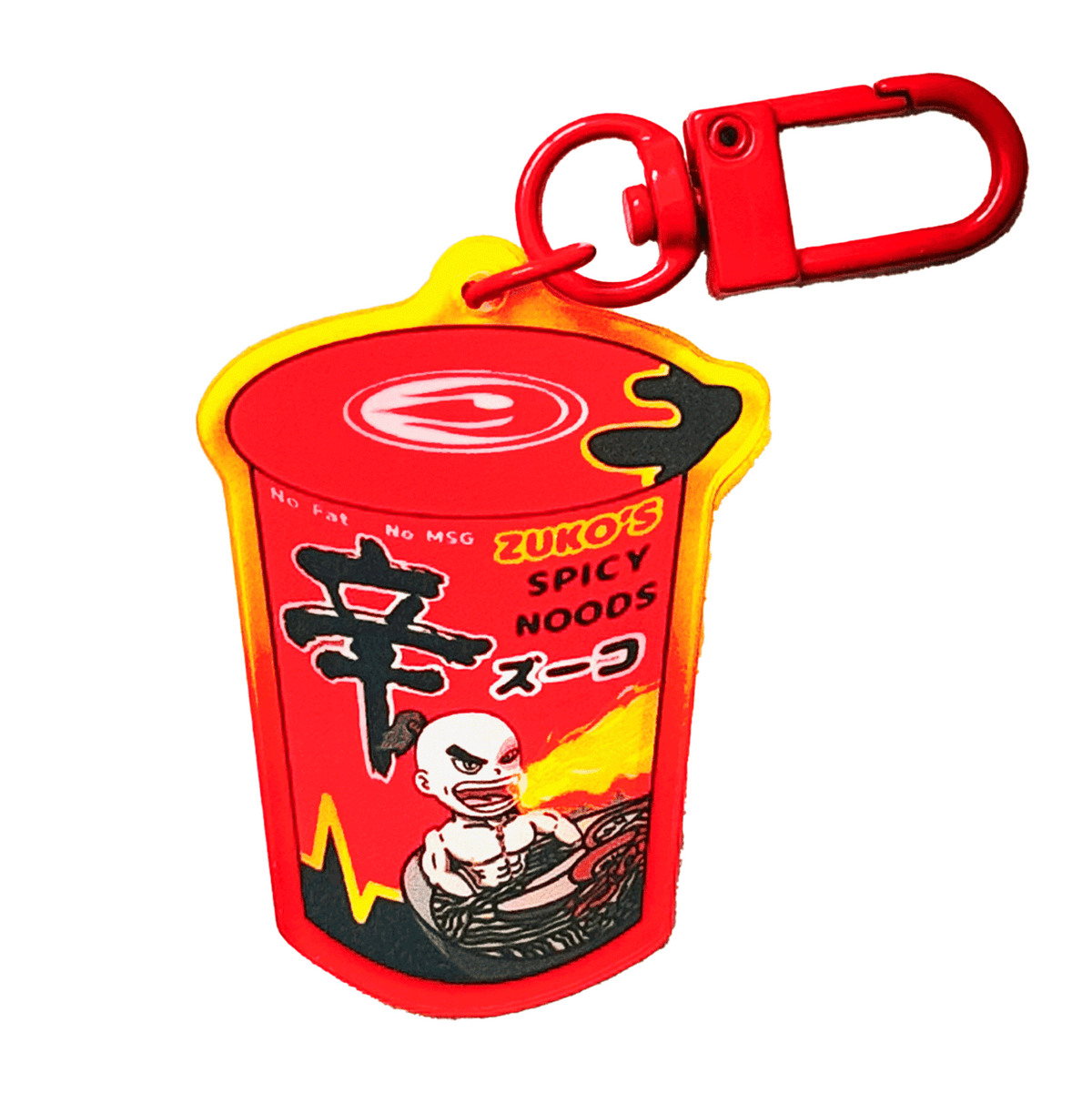 Spicy Noods Cup acrylic charm by Pinbuds