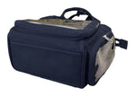 Dual Window ITA backpack 15", navy: base and side window from below
