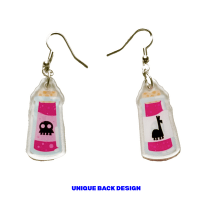 Llama Poison Acrylic Earrings
