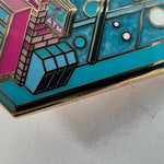 Japanese Konbini Convenience Store enamel pin, pearlescent