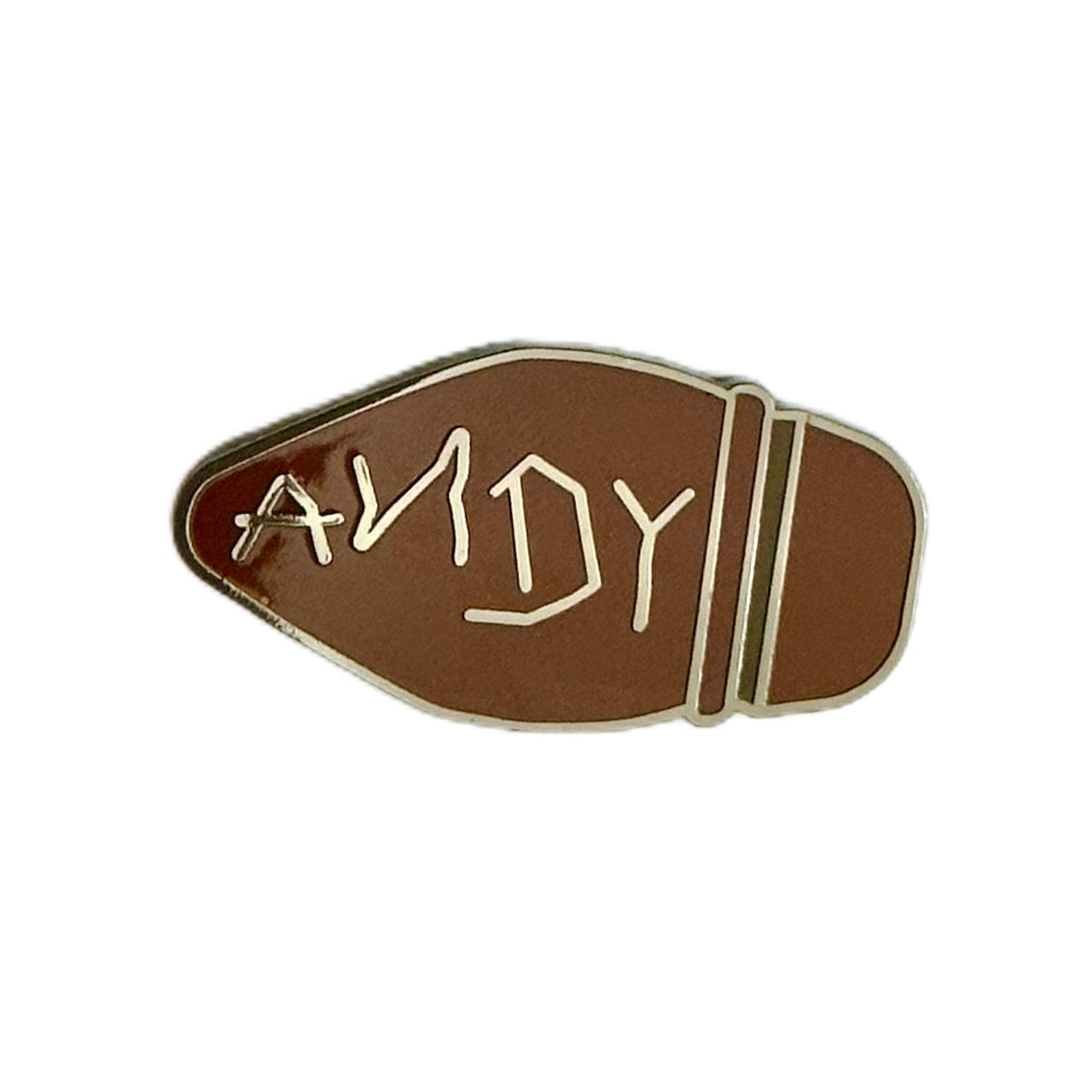 Pinbuds Enamel pin Andy toy cowboy boot pin