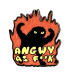 Angry As F**k enamel pin by Pinbuds