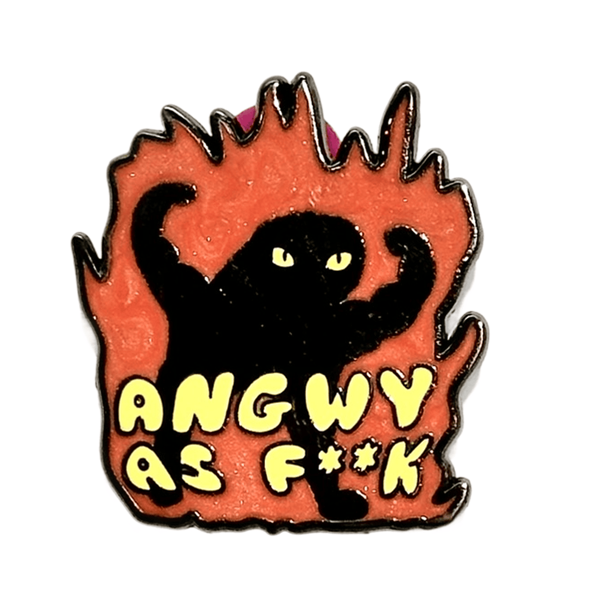 Angry As F**k enamel pin by Pinbuds