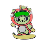 Apple Boy Mascot enamel pin by Pinbuds