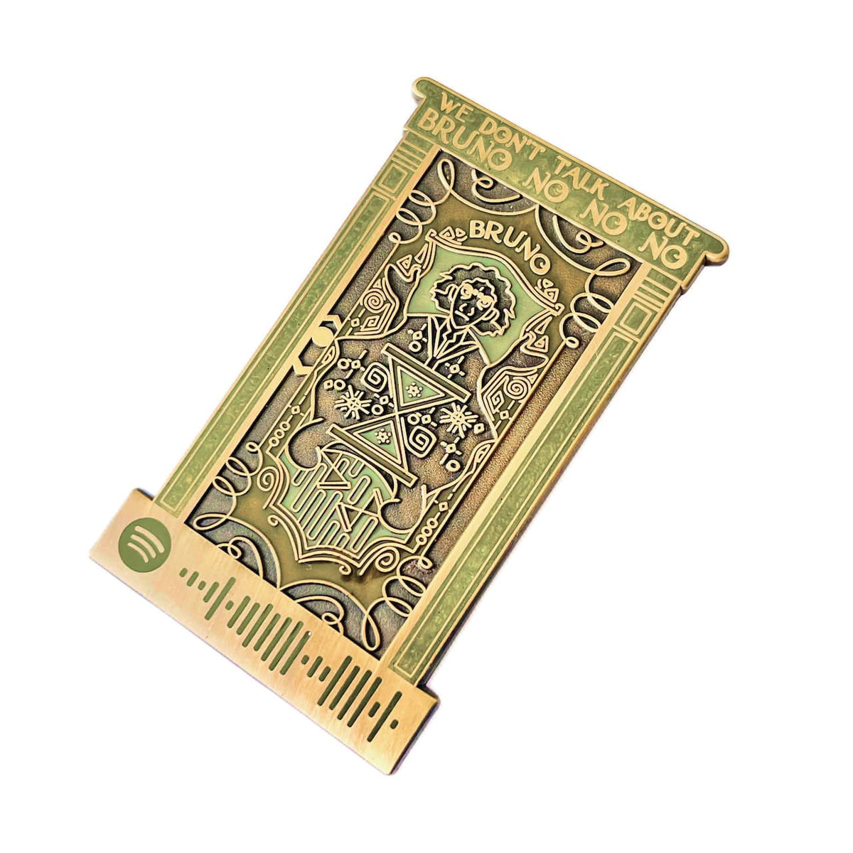Bruno’s Door Spotify enamel pin, hard enamel