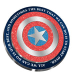 Captain Hero Spinning enamel pin by Pinbuds