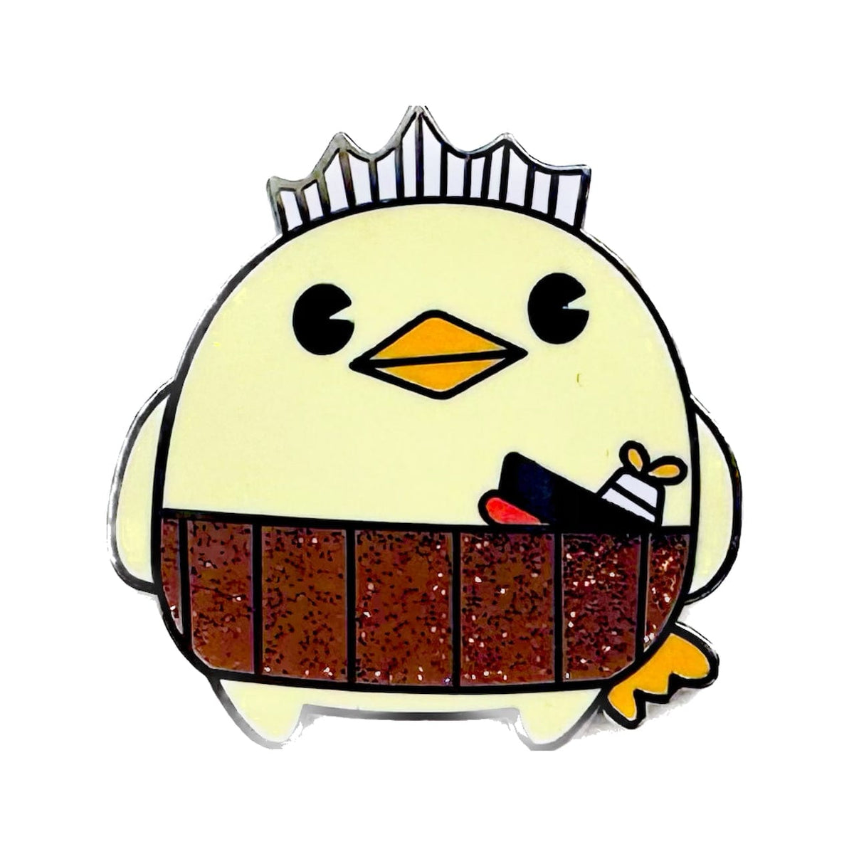 Chicken Sailor Mascot enamel pin by Pinbuds